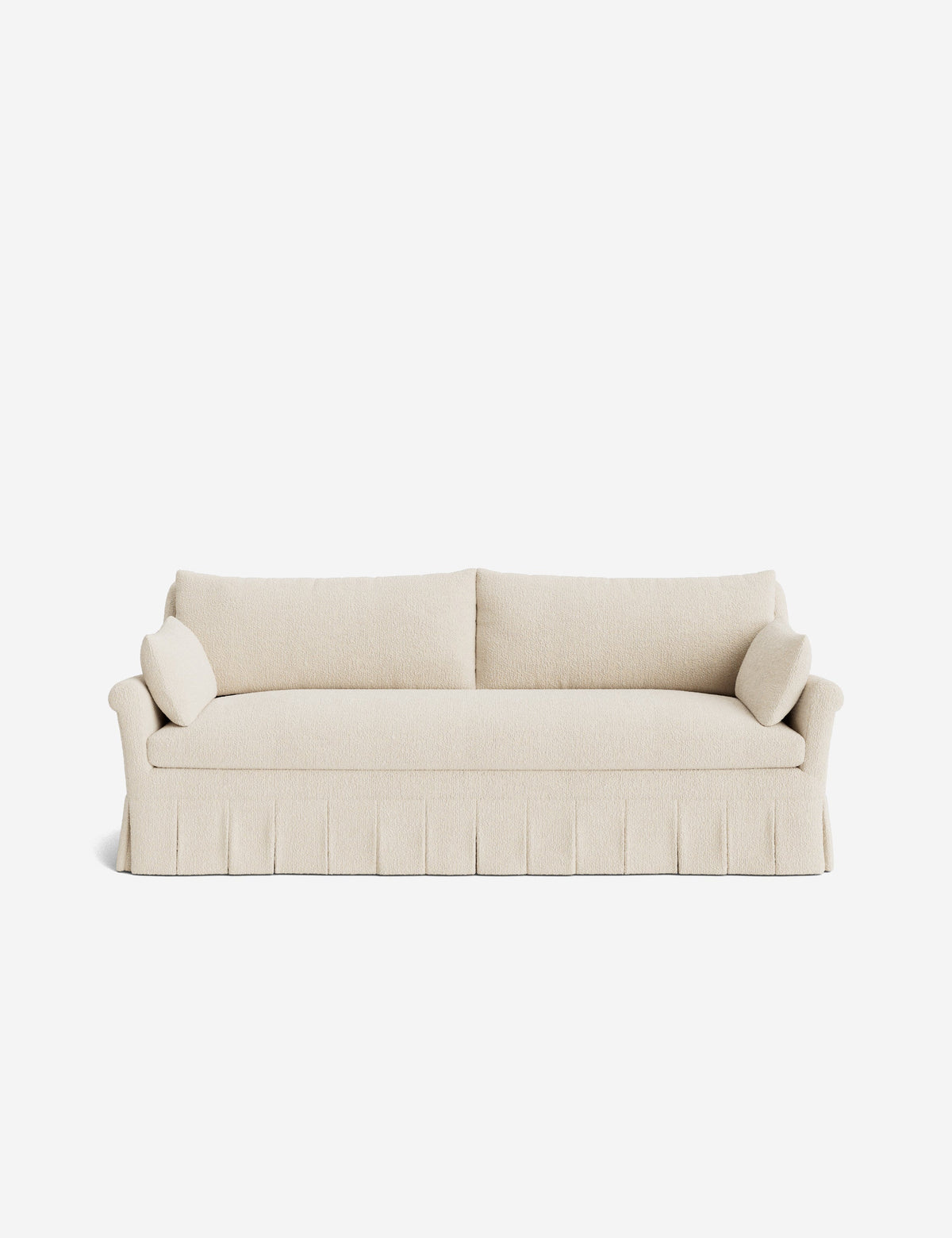 Portola Rolled Arm Pleated Sofa