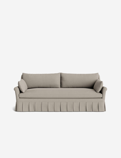 Portola Rolled Arm Pleated Sofa