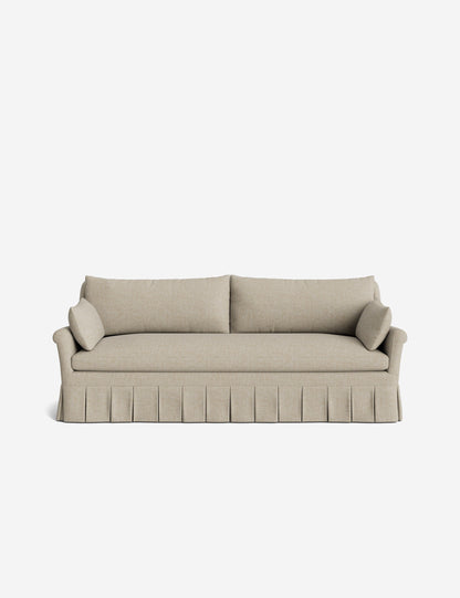 Portola Rolled Arm Pleated Sofa