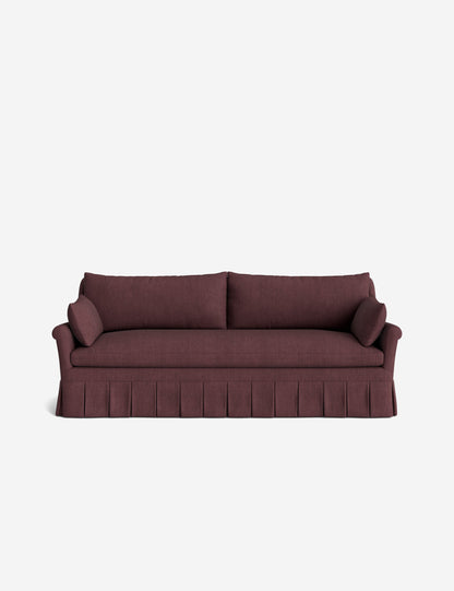 Portola Rolled Arm Pleated Sofa