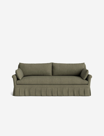 Portola Rolled Arm Pleated Sofa