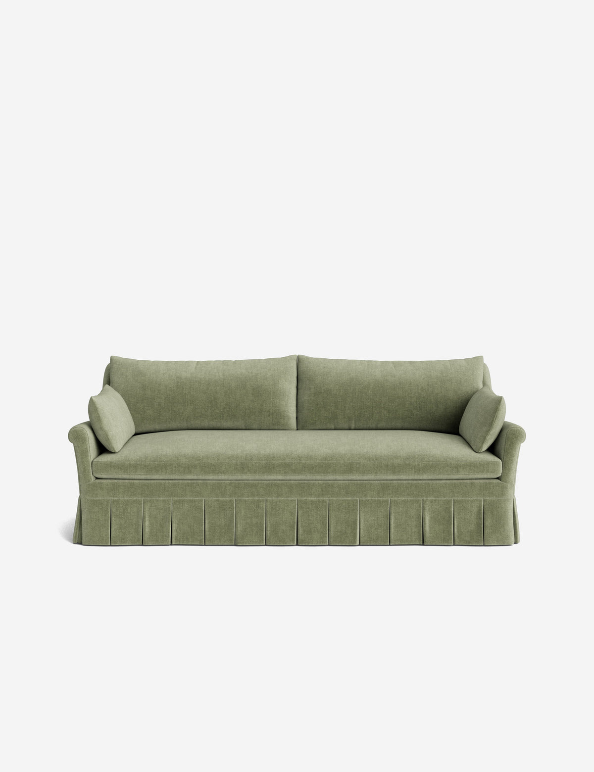 Portola Rolled Arm Pleated Sofa