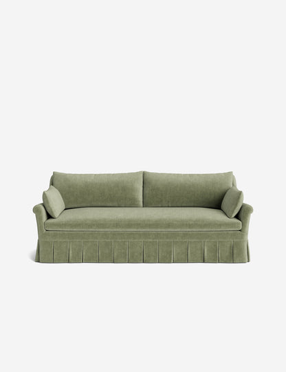 Portola Rolled Arm Pleated Sofa