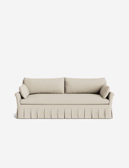 Portola Rolled Arm Pleated Sofa