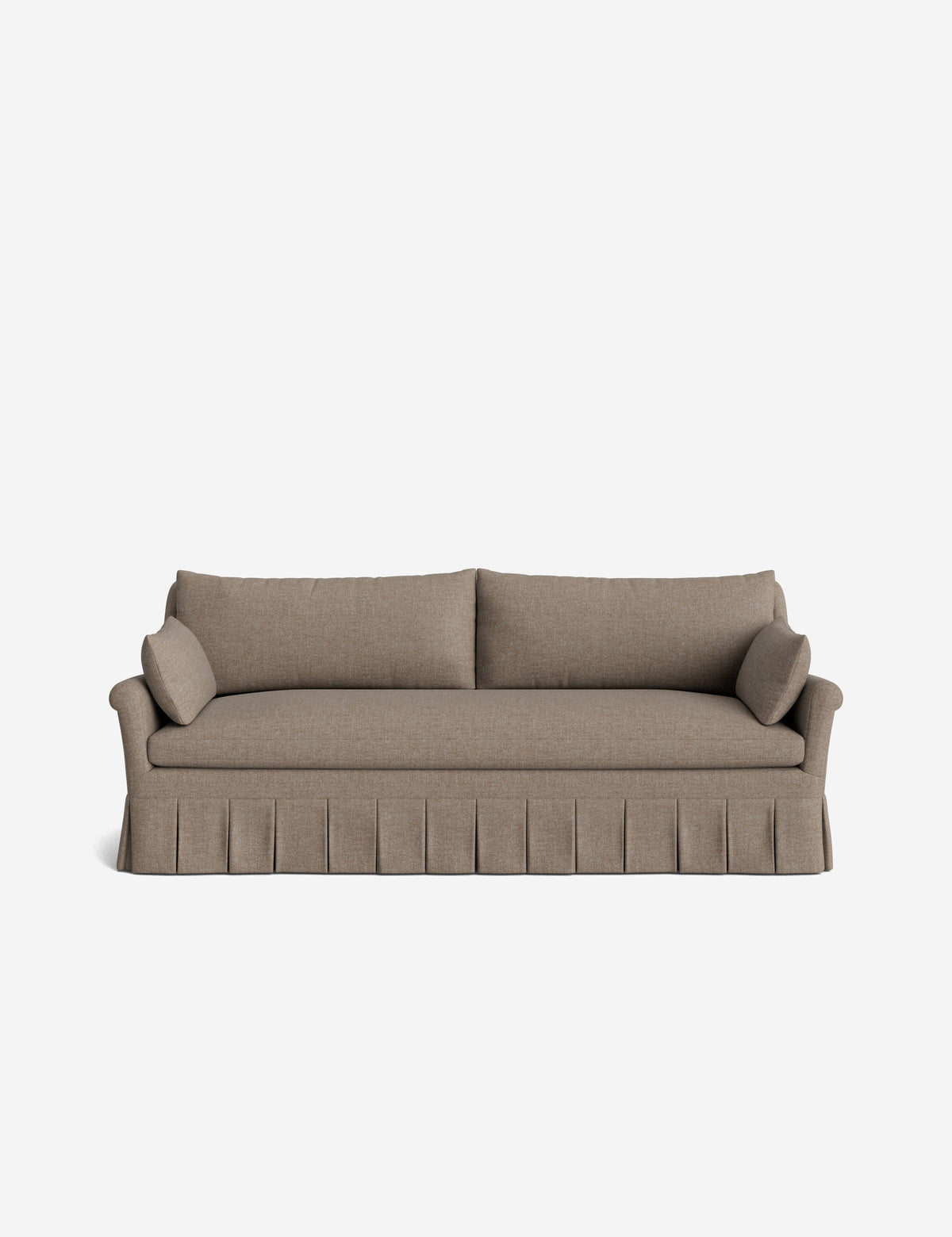 Portola Rolled Arm Pleated Sofa