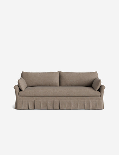 Portola Rolled Arm Pleated Sofa