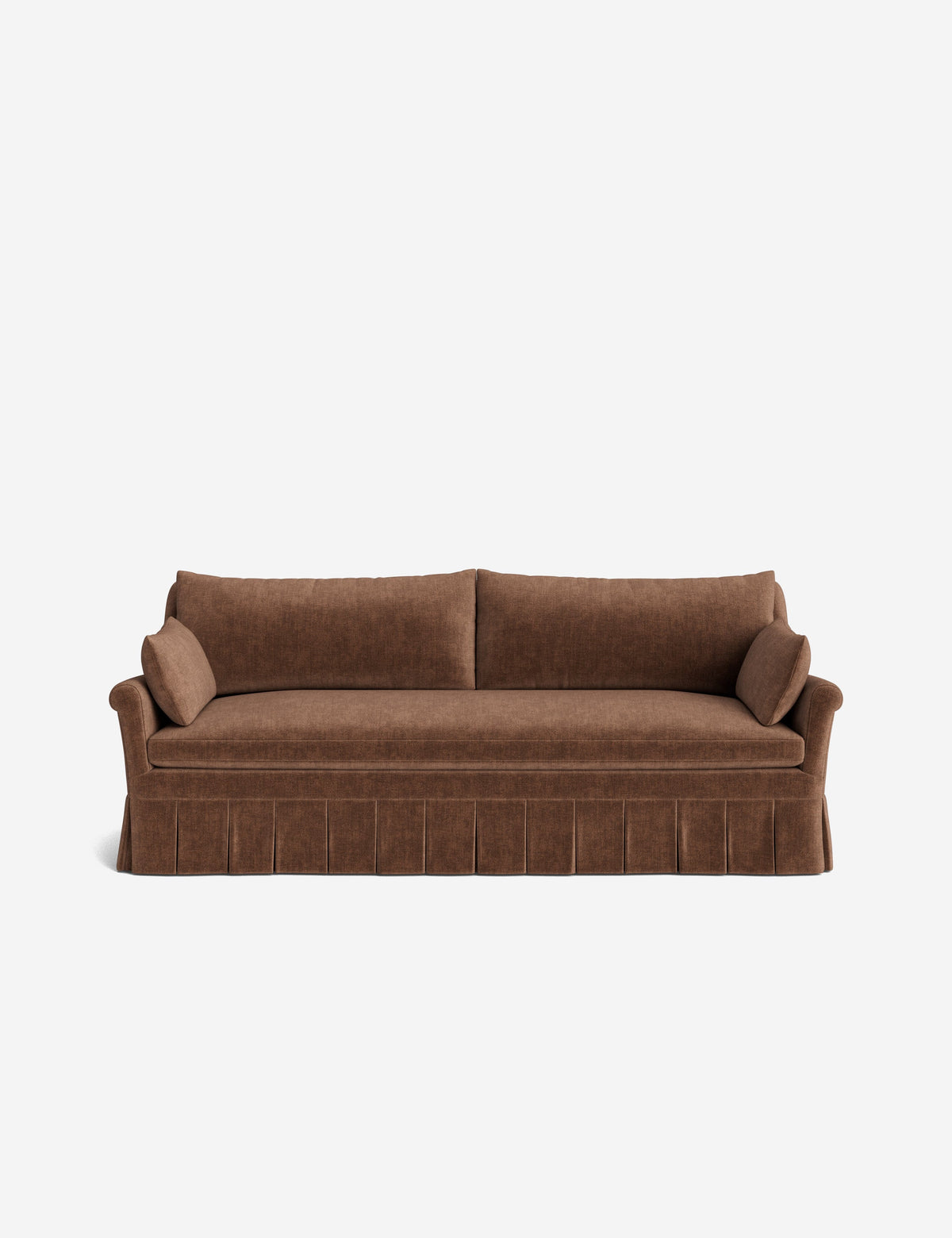 Portola Rolled Arm Pleated Sofa