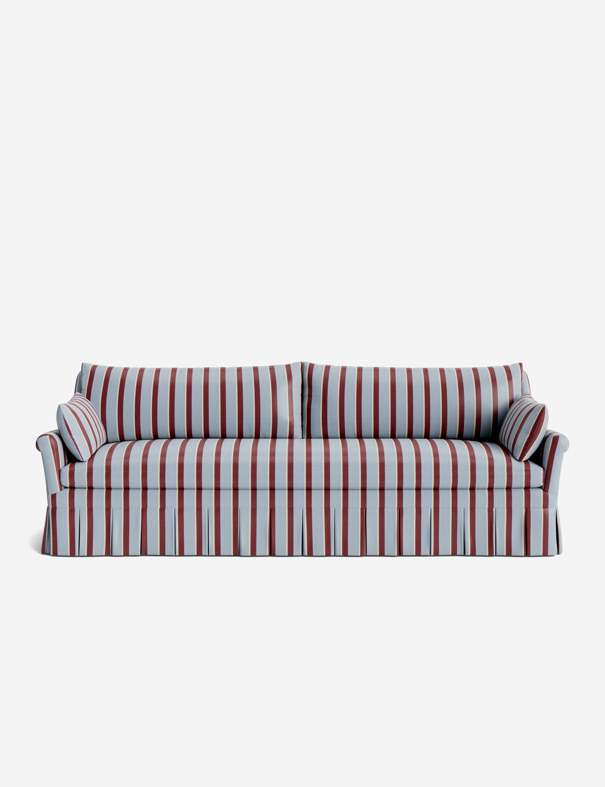 Portola Rolled Arm Pleated Sofa