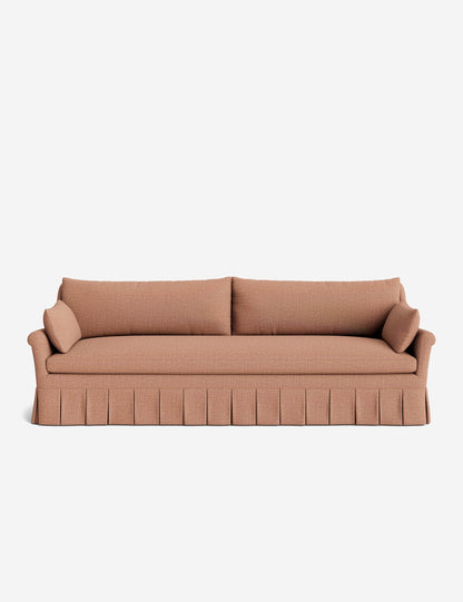 Portola Rolled Arm Pleated Sofa