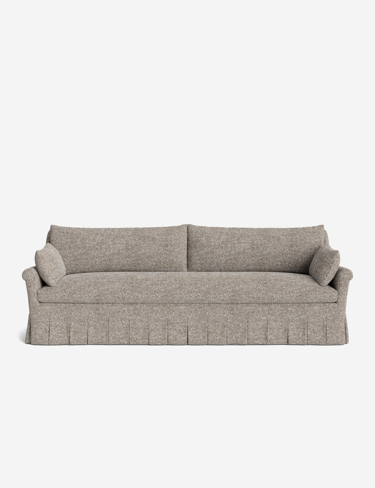 Portola Rolled Arm Pleated Sofa