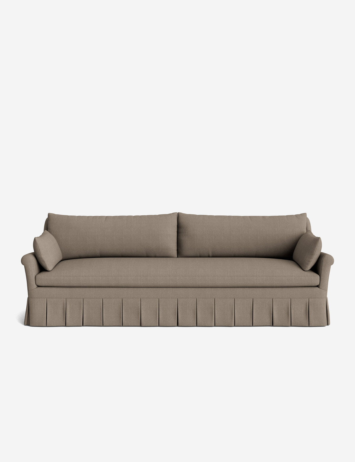 Portola Rolled Arm Pleated Sofa