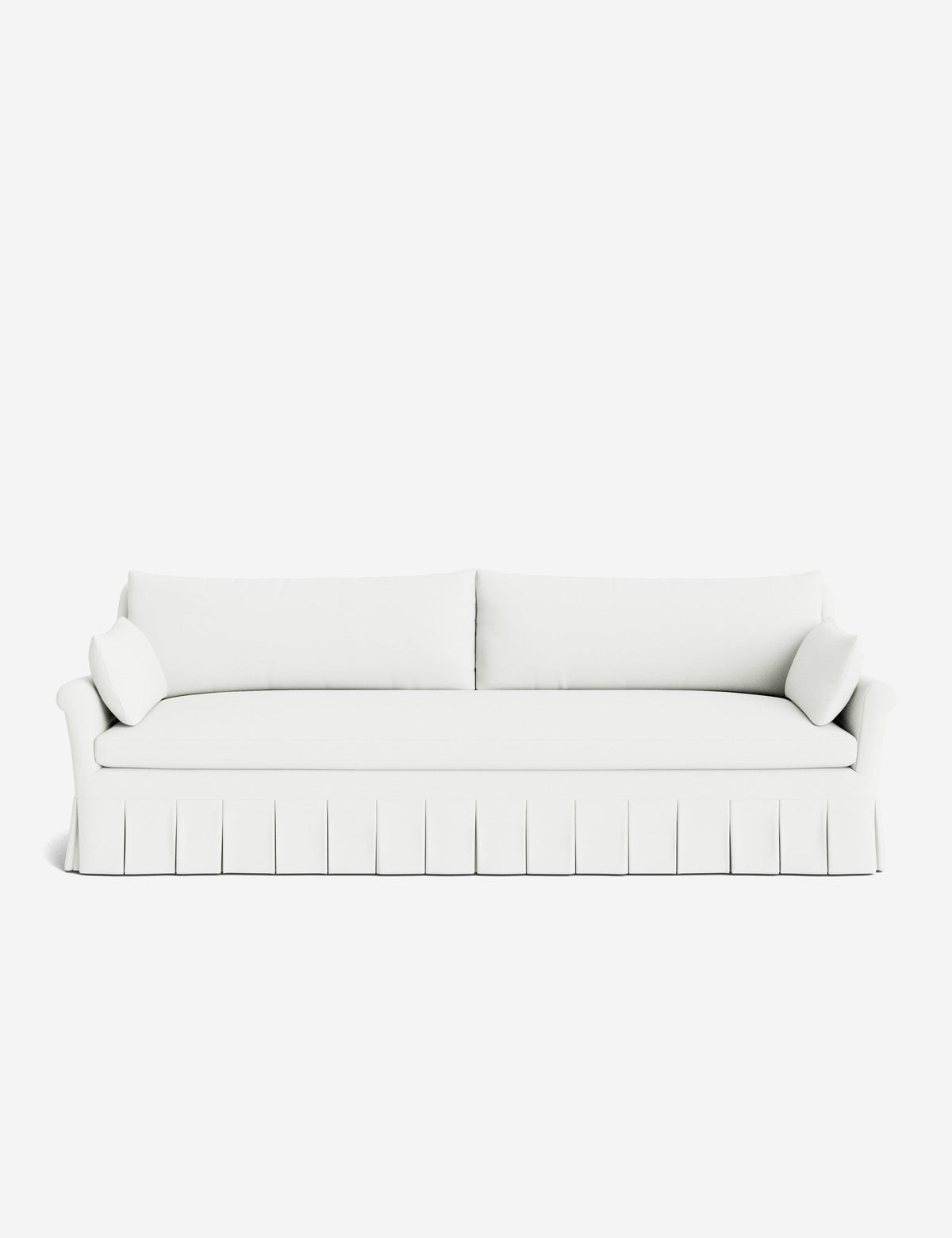 Portola Rolled Arm Pleated Sofa