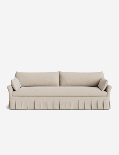Portola Rolled Arm Pleated Sofa