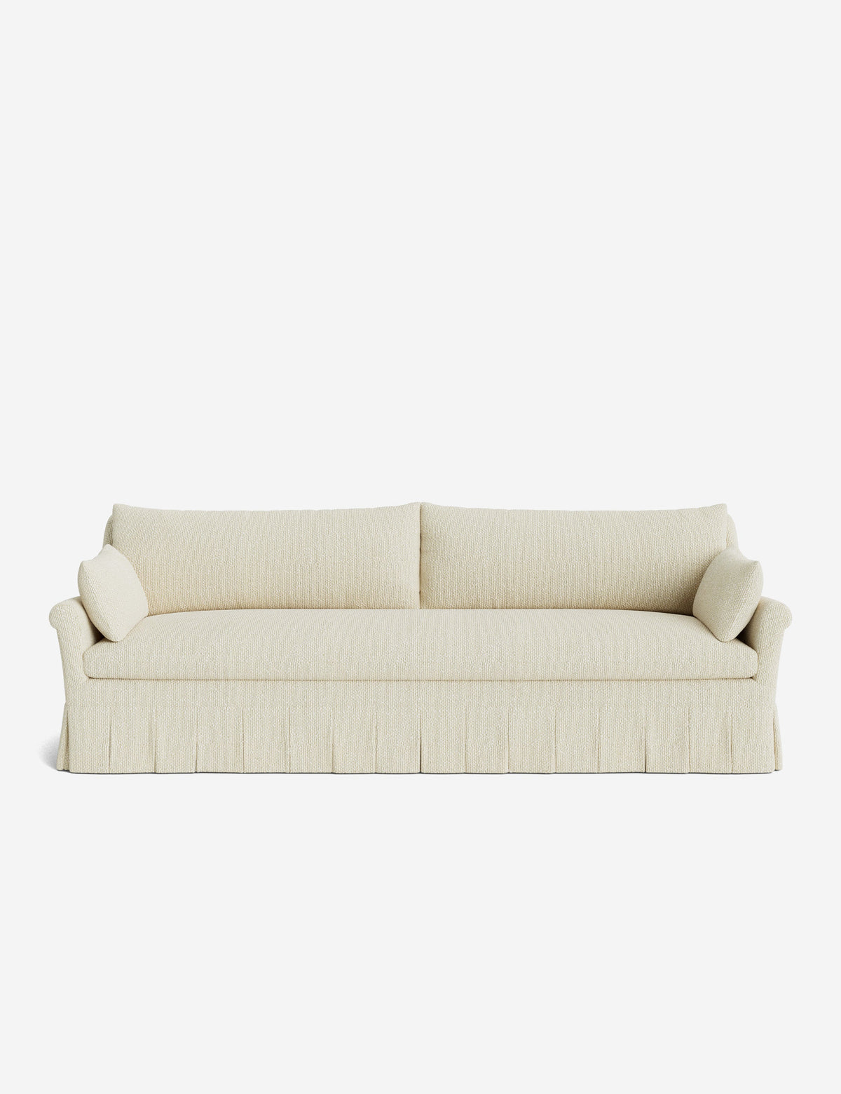 Portola Rolled Arm Pleated Sofa