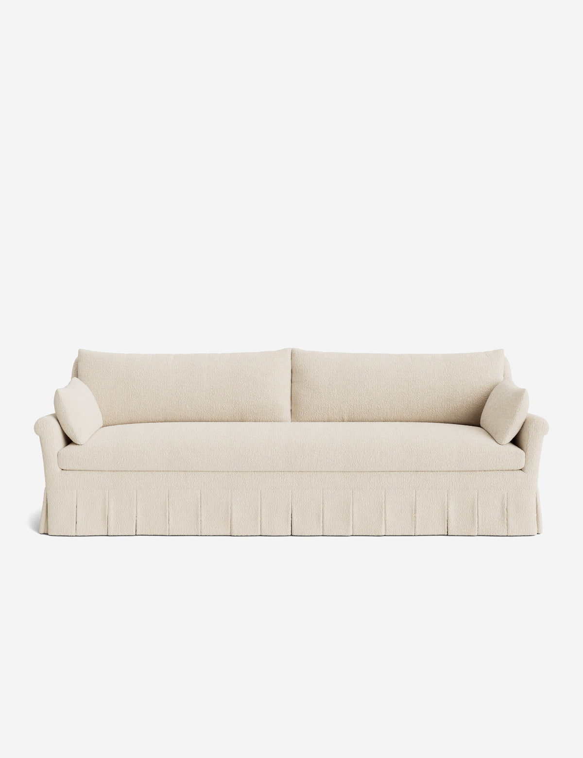 Portola Rolled Arm Pleated Sofa