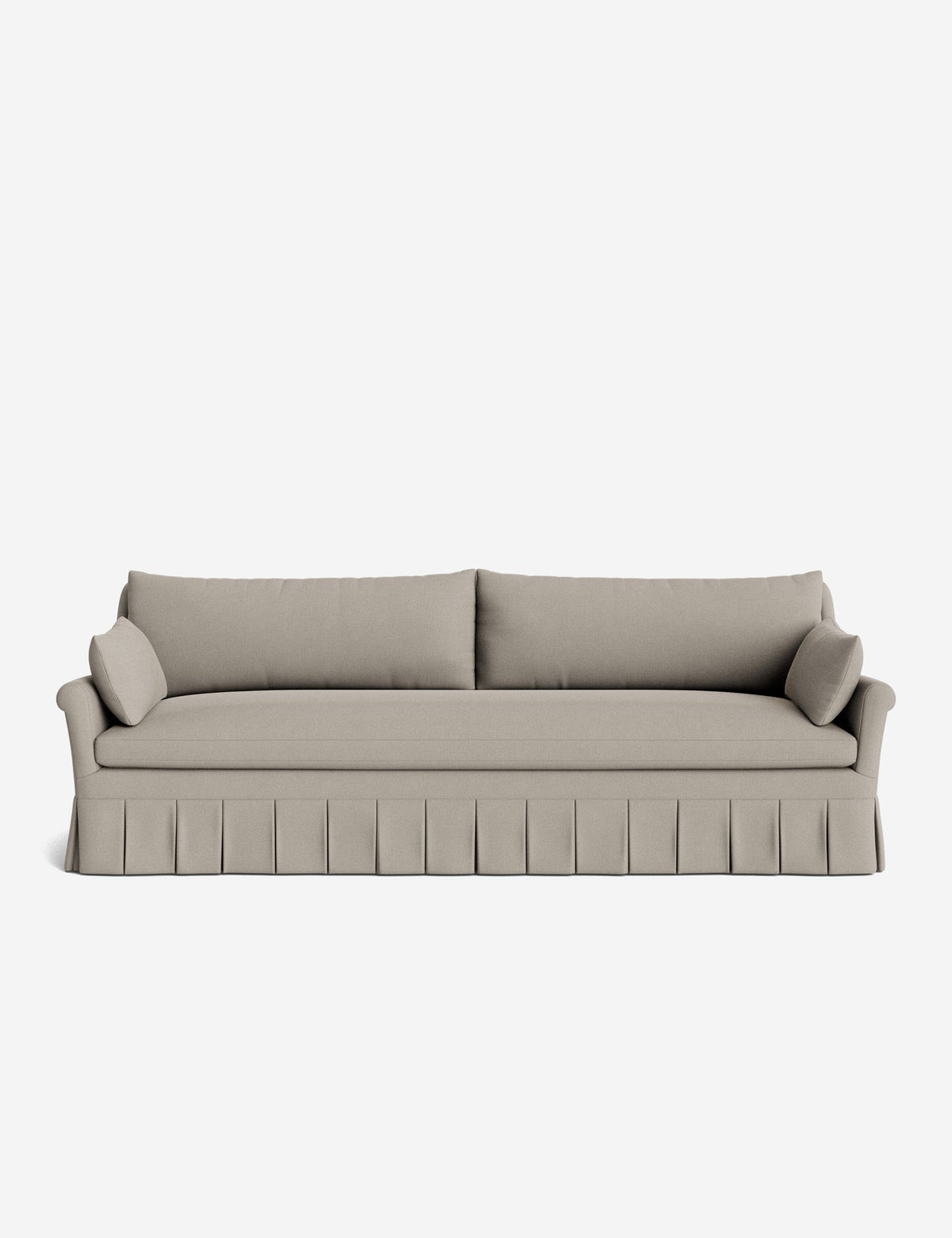 Portola Rolled Arm Pleated Sofa