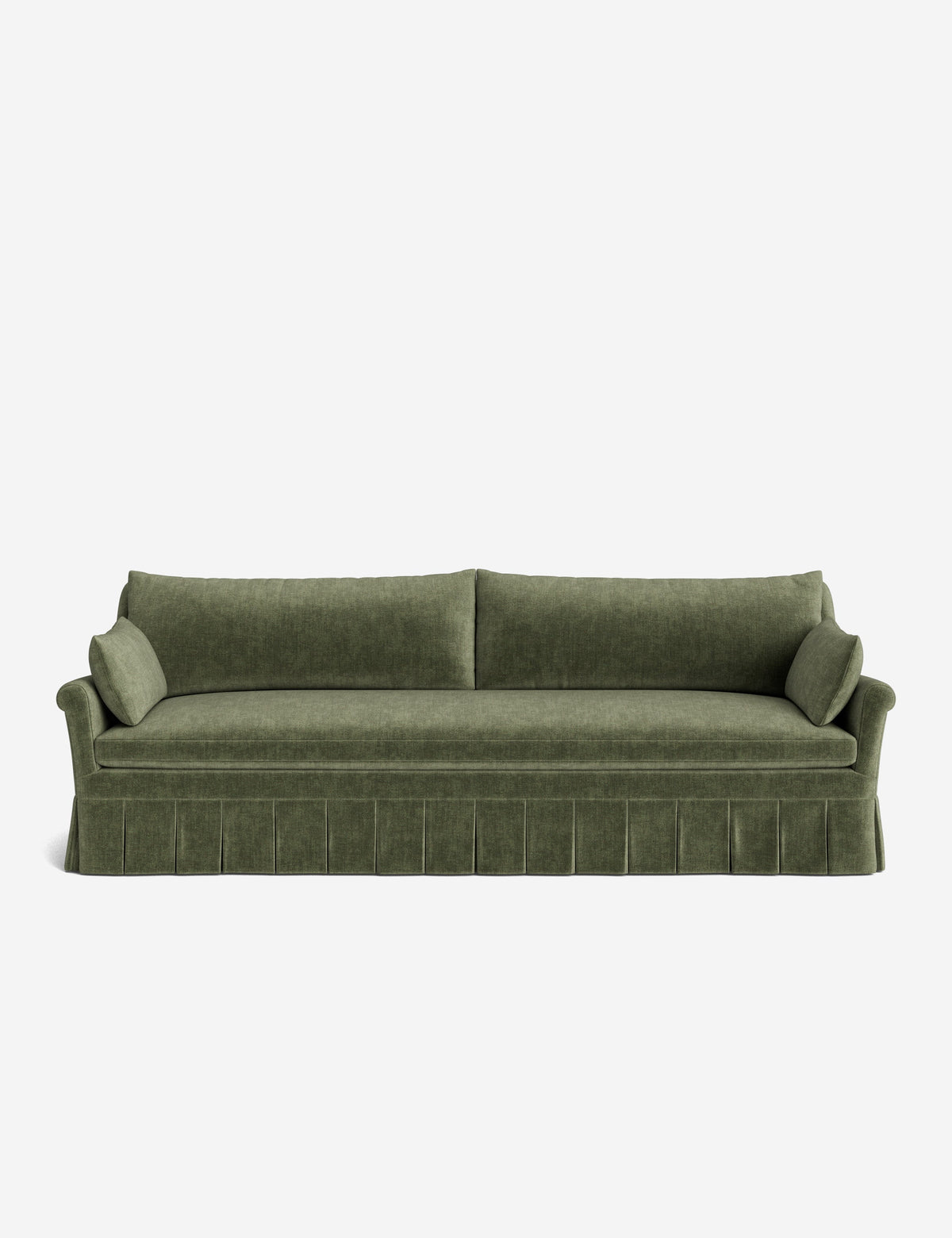 Portola Rolled Arm Pleated Sofa
