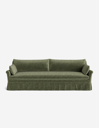 Portola Rolled Arm Pleated Sofa