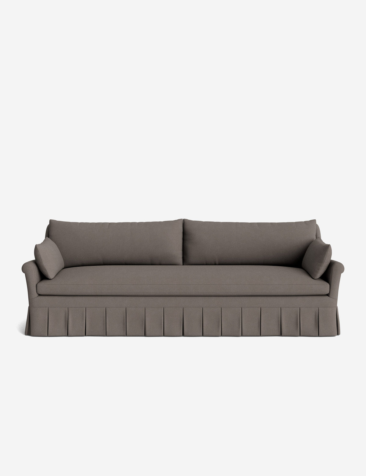 Portola Rolled Arm Pleated Sofa