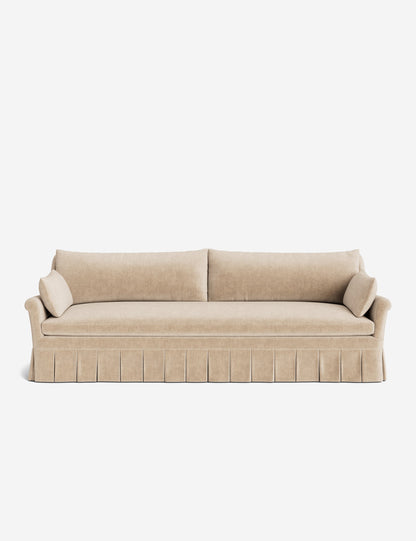Portola Rolled Arm Pleated Sofa