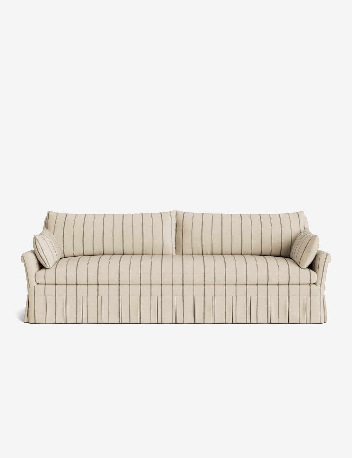 Portola Rolled Arm Pleated Sofa