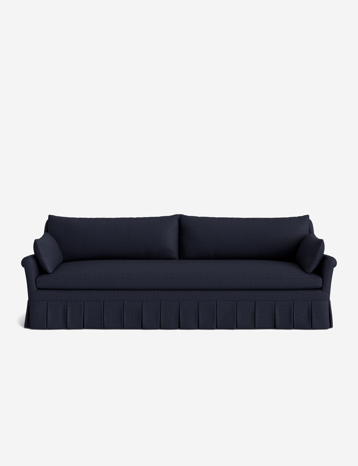 Portola Rolled Arm Pleated Sofa