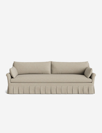 Portola Rolled Arm Pleated Sofa