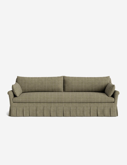 Portola Rolled Arm Pleated Sofa