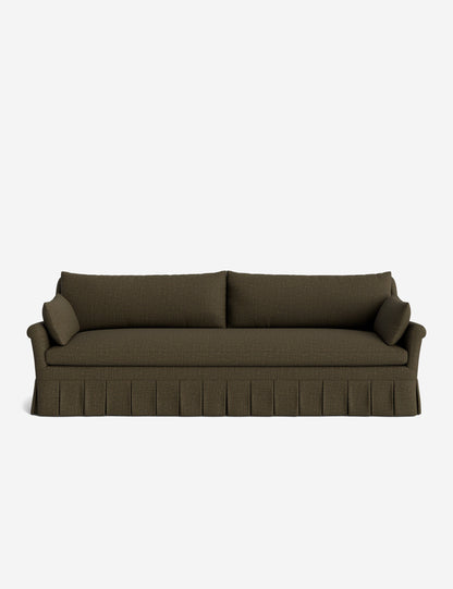 Portola Rolled Arm Pleated Sofa