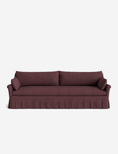 Portola Rolled Arm Pleated Sofa