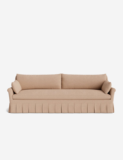 Portola Rolled Arm Pleated Sofa