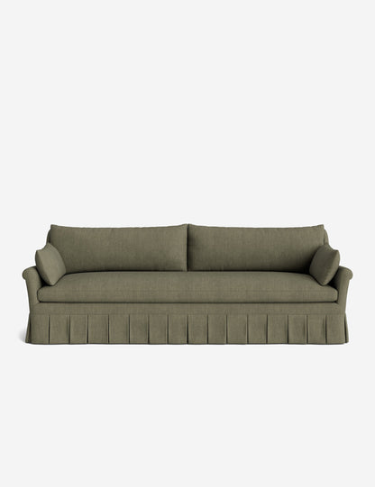 Portola Rolled Arm Pleated Sofa