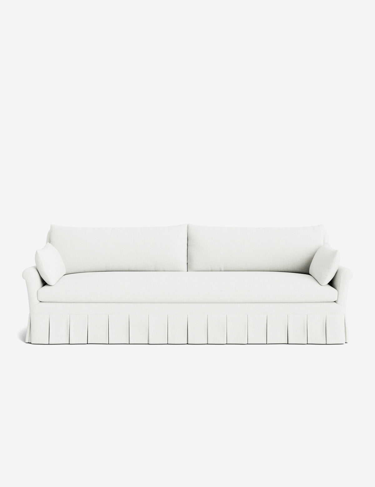 Portola Rolled Arm Pleated Sofa