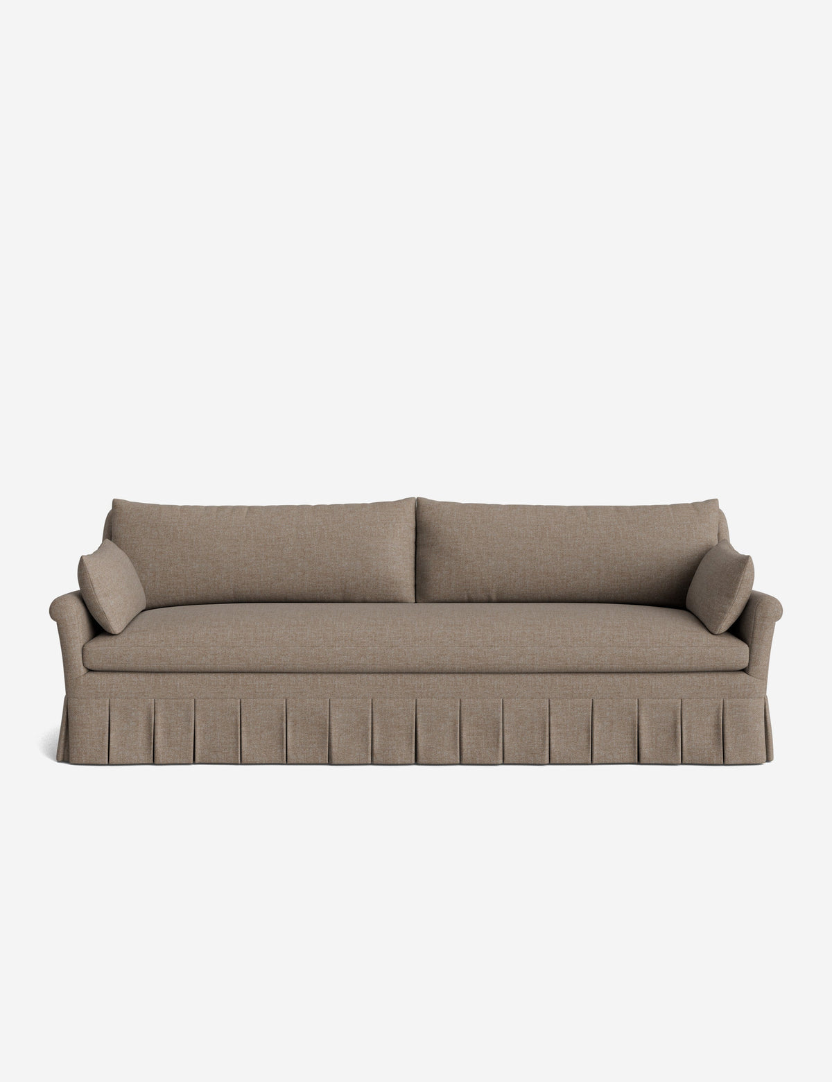 Portola Rolled Arm Pleated Sofa
