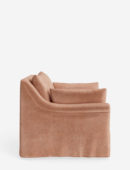 Portola Rolled Arm Slipcover Chair
