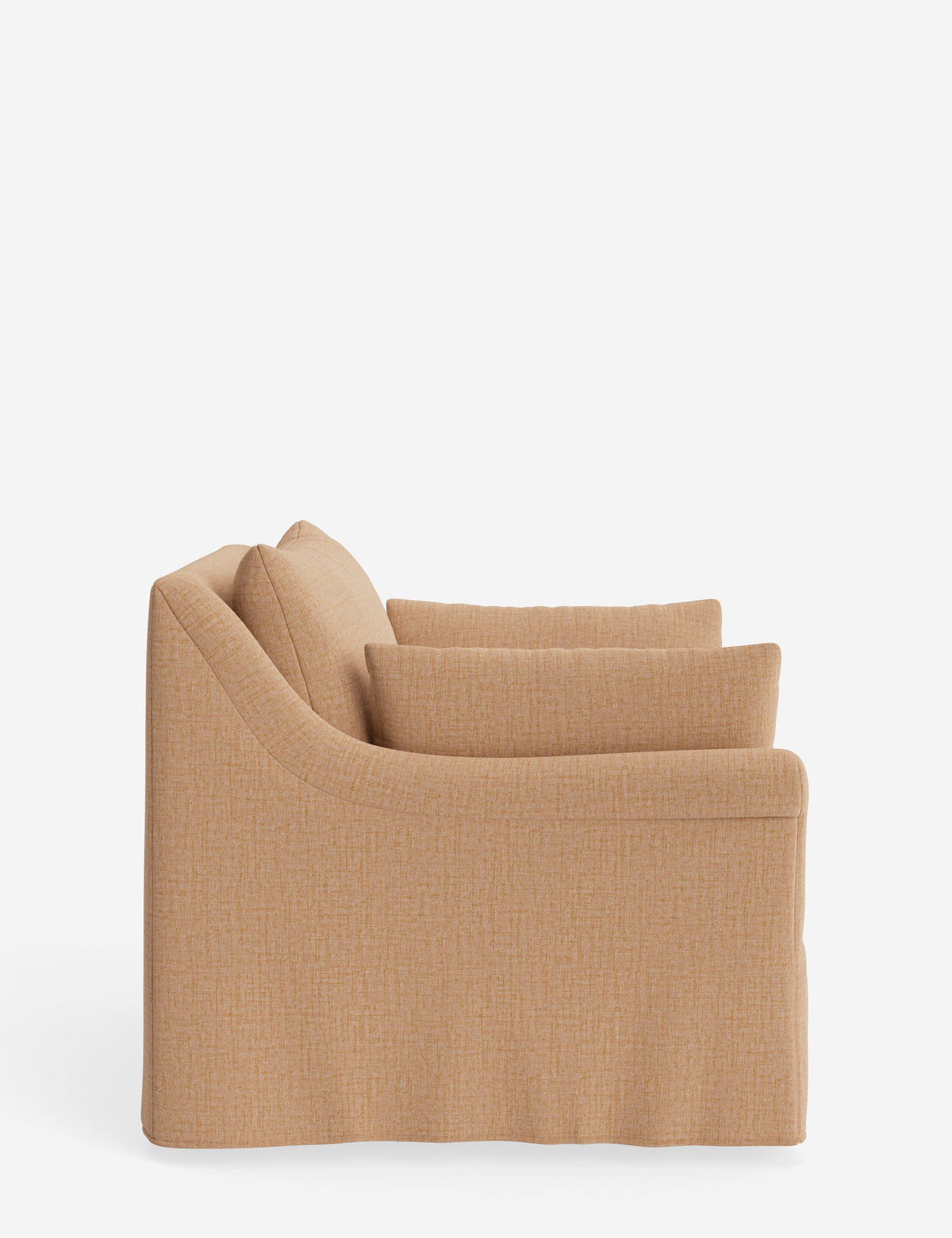 Portola Rolled Arm Slipcover Chair
