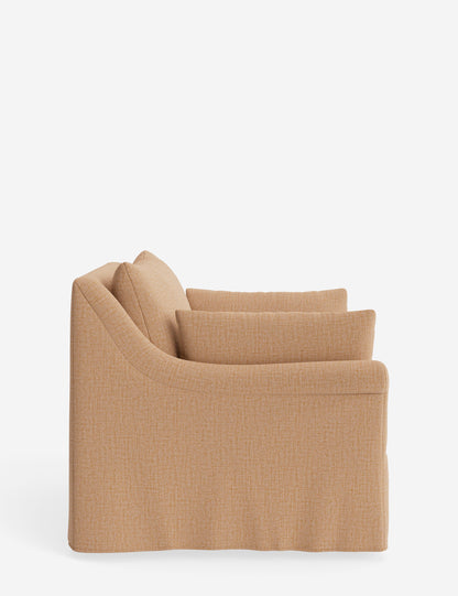 Portola Rolled Arm Slipcover Chair