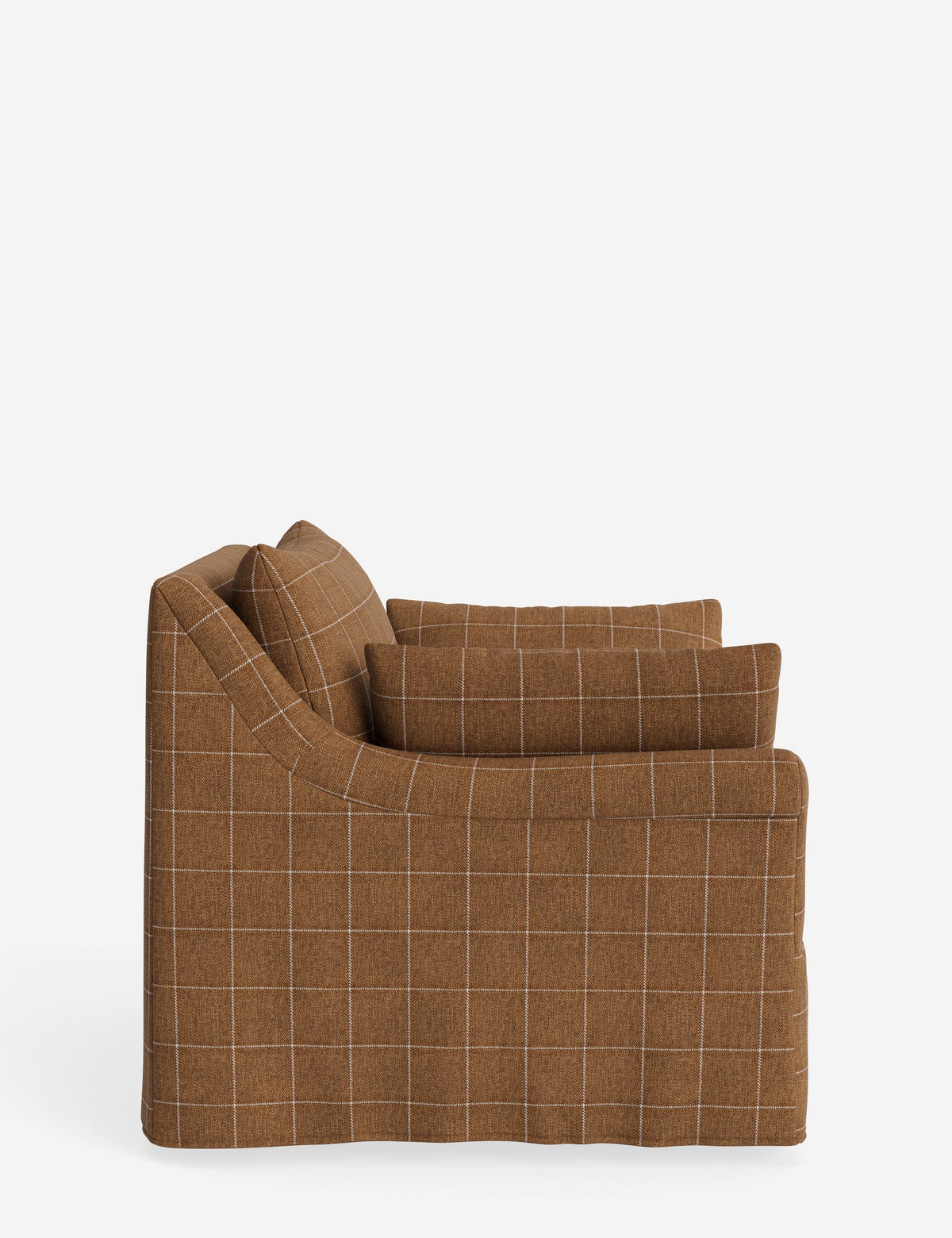 Portola Rolled Arm Slipcover Chair
