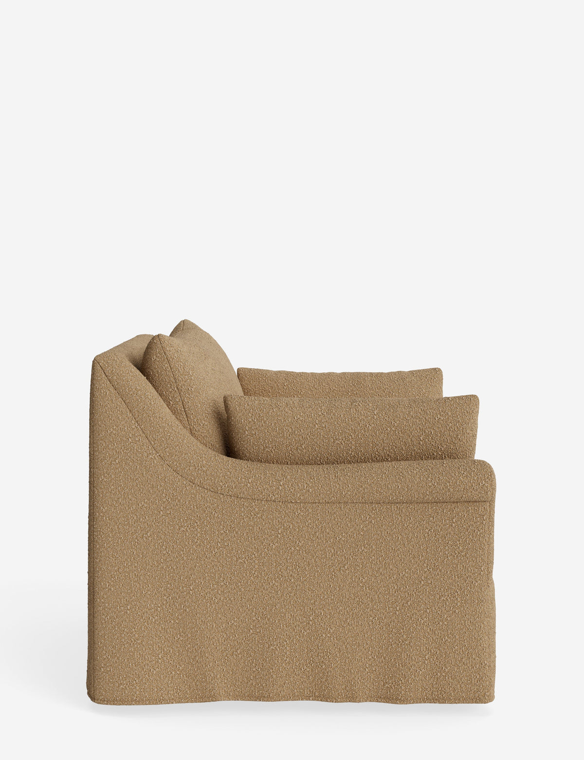 Portola Rolled Arm Slipcover Chair
