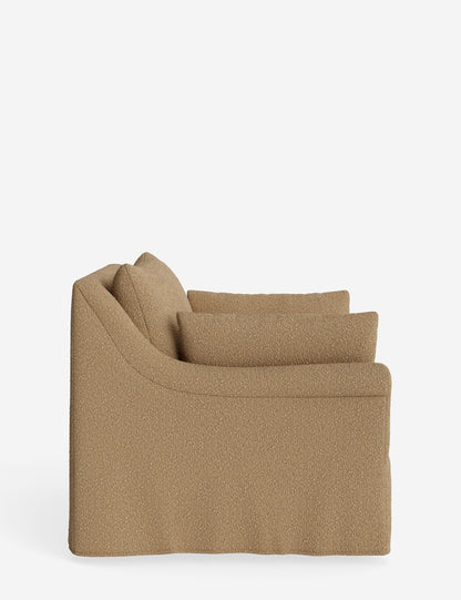 Portola Rolled Arm Slipcover Chair