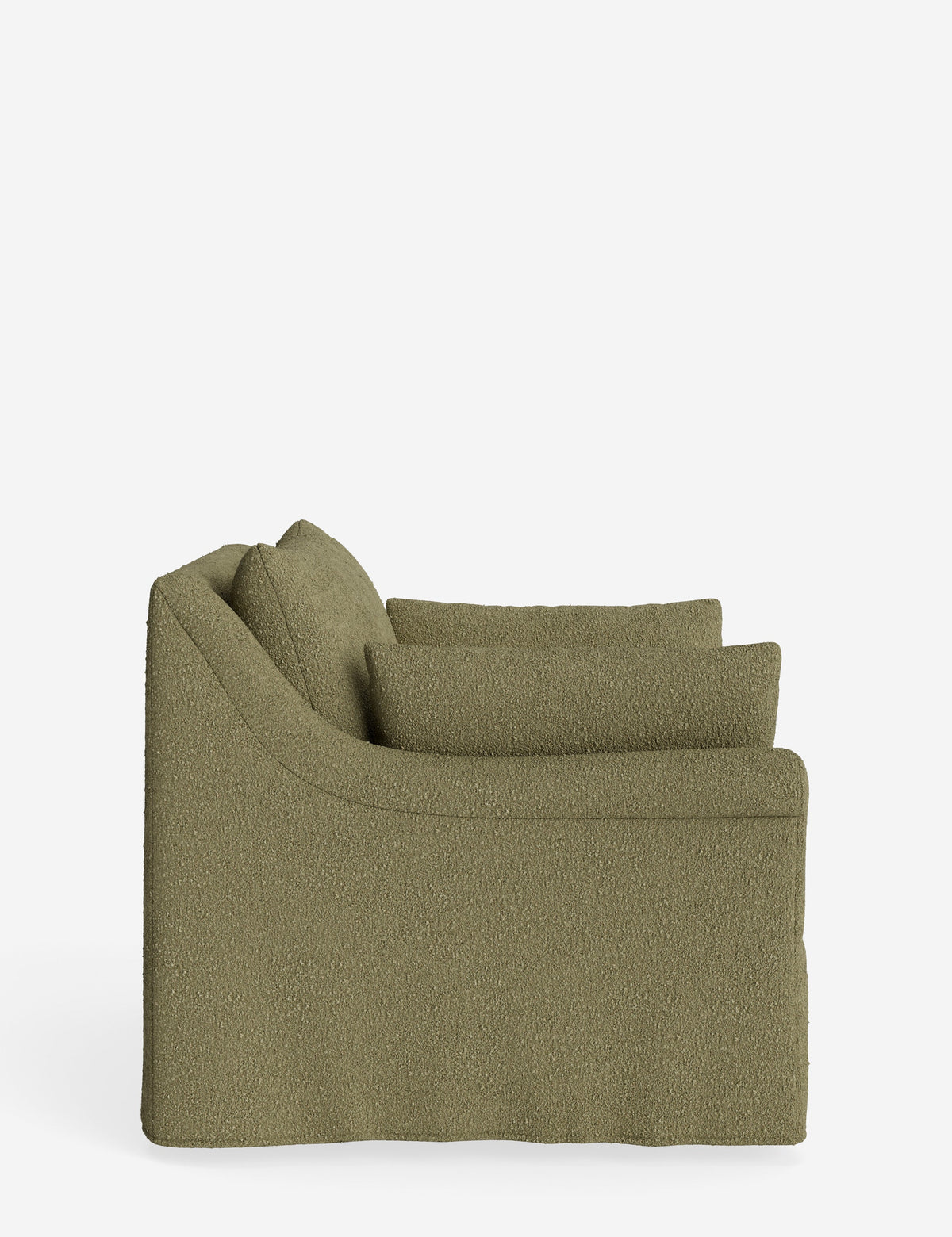 Portola Rolled Arm Slipcover Chair