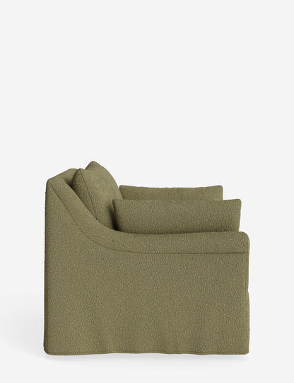 Portola Rolled Arm Slipcover Chair