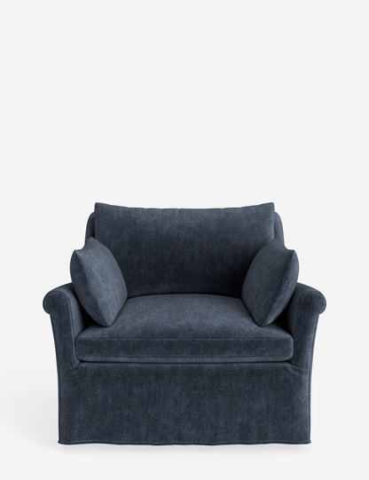 Portola Rolled Arm Slipcover Chair