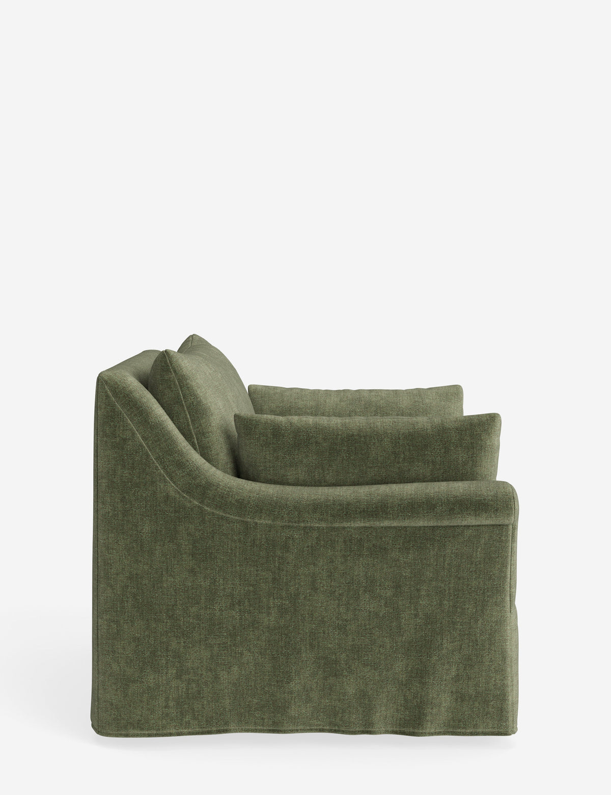 Portola Rolled Arm Slipcover Chair