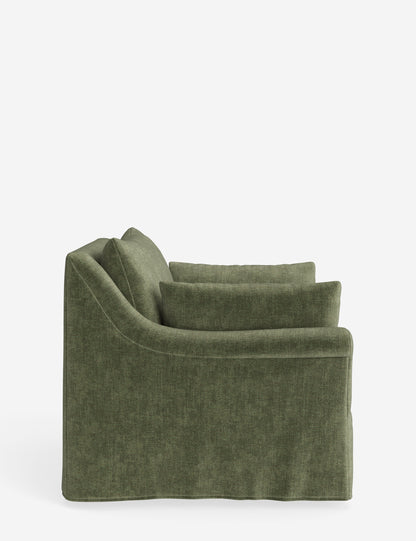 Portola Rolled Arm Slipcover Chair