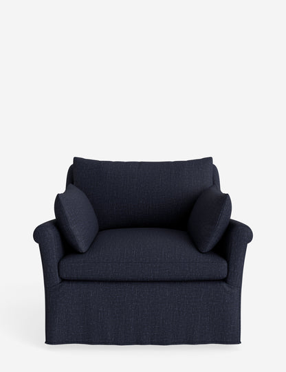Portola Rolled Arm Slipcover Chair