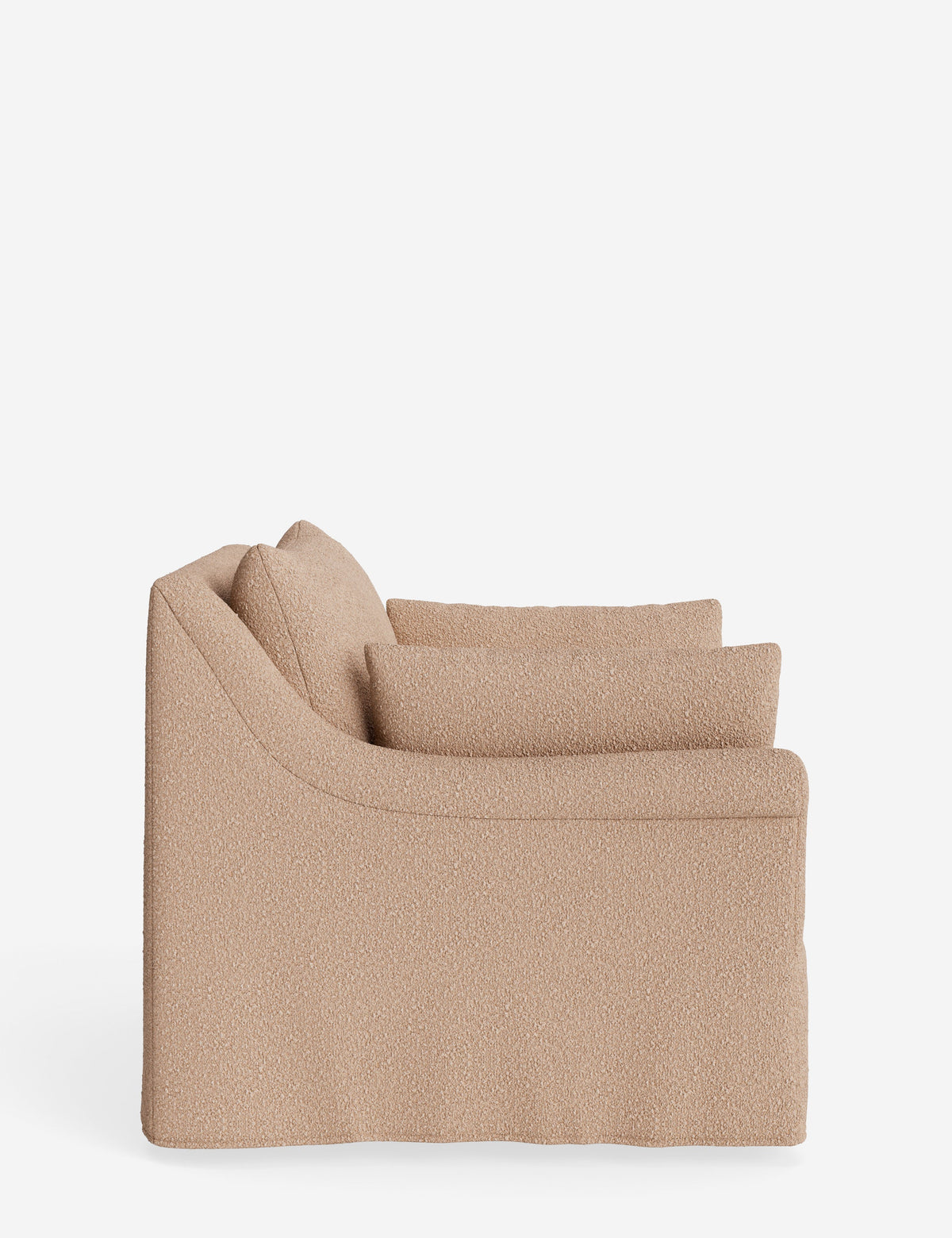 Portola Rolled Arm Slipcover Chair