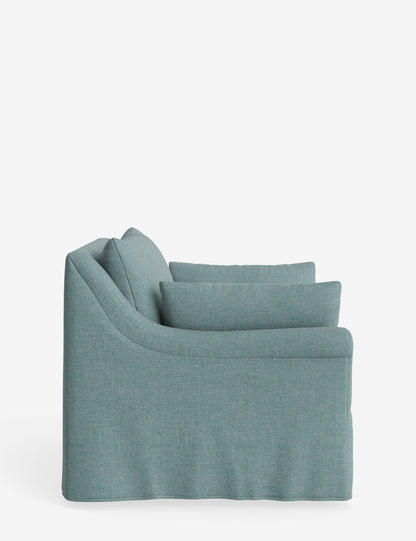 Portola Rolled Arm Slipcover Chair