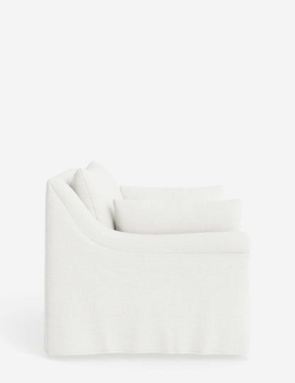 Portola Rolled Arm Slipcover Chair