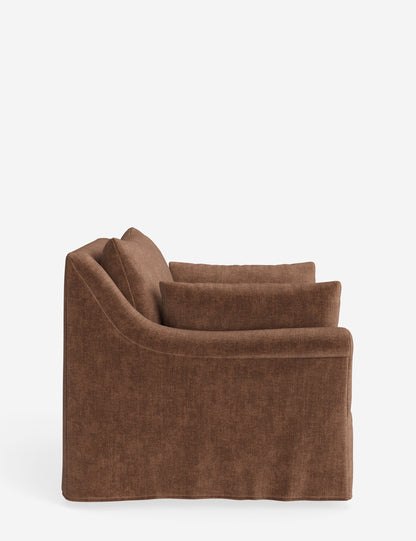 Portola Rolled Arm Slipcover Chair